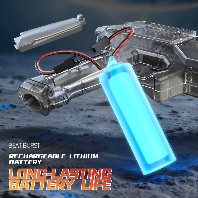 Simulated firing and recoil electric water gun