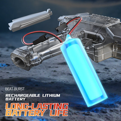 Simulated firing and recoil electric water gun